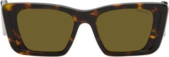 Prada | Brown 'Prada Symbole' Sunglasses