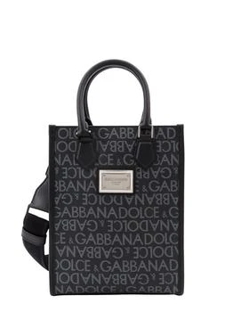 Dolce
Gabbana | Dolce
Gabbana Logo Plaque Small Tote Bag
