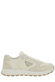 Prada | Prada Triangle-Logo Lace-Up Sneakers