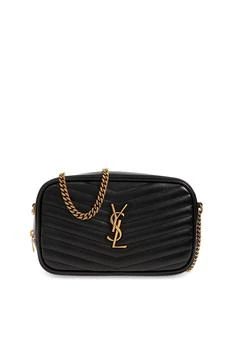Yves Saint Laurent | Saint Laurent Lou Logo Plaque Mini Shoulder Bag