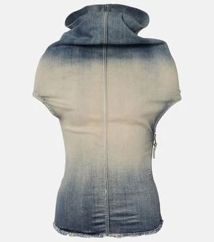 Rick Owens | Draped denim top