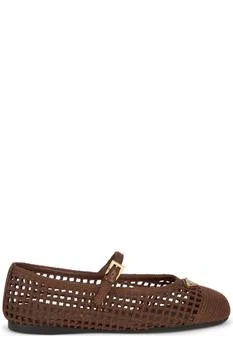 Prada | Prada Crochet Mesh Ballet Flats