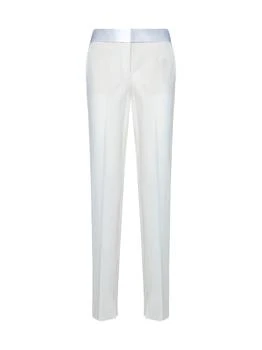Stella McCartney | Stella McCartney Satin-Waistband Slit-Detailed Trousers