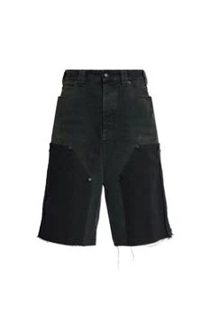 Balenciaga | Balenciaga Panelled Denim Shorts