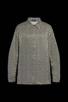 Balmain | Balmain Monogram Patterned Buttoned Shirt