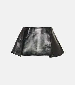 Khaite | Ralfa leather miniskirt