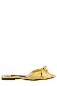 Dolce & Gabbana | Dolce & Gabbana Bow Detailed Flat Slippers
