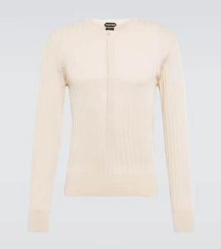 Tom Ford | Silk-blend Henley sweater