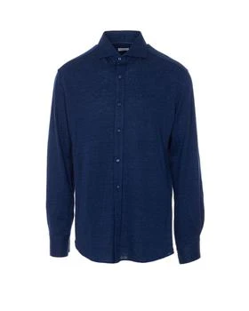 Brunello Cucinelli | Brunello Cucinelli Spread Collar Mélange Jersey Shirt
