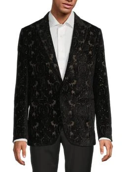ETRO | Velvet Peak-Lapel Evening Jacket
