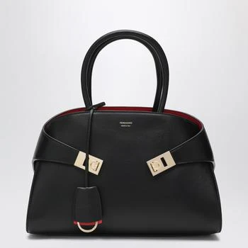 Salvatore Ferragamo | Hug M handbag black/red in leather