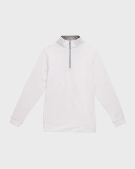 Stretch Terry Quarter Zip Popover, Youth