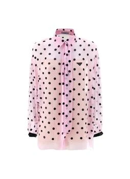 Prada | Prada Sequin-Embellished Chiffon Shirt