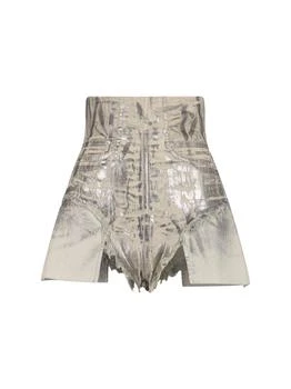 Rick Owens | Rick Owens DRKSHDW High Waist Frayed Shorts