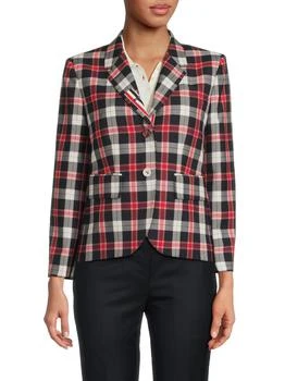 Thom Browne | ​​​Tartan Wool-Blend Sport Coat