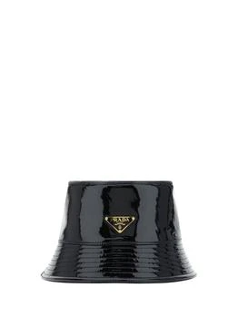 Prada | Prada Triangle Logo Plaque Bucket Hat