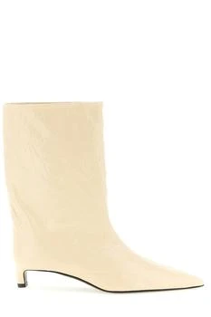 Jil Sander | Jil Sander Craquele Pointed-Toe Ankle Boots