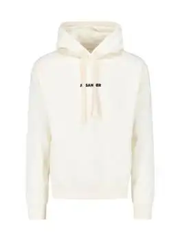 Jil Sander | Jil Sander Logo Printed Drawstring Hoodie