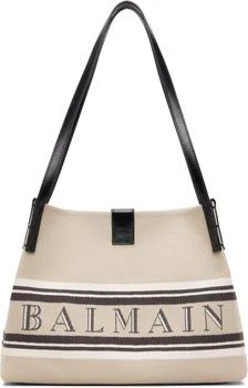 Balmain | Beige Small Release Shopper Bag