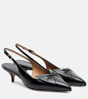 Salvatore Ferragamo | Felli 40 leather slingback pumps