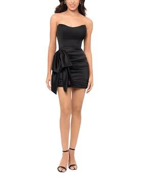Strapless Satin Dress - Exclusive