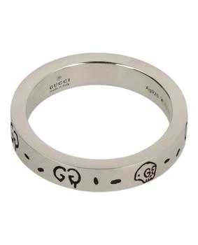 Gucci Sterling Silver Ghost Ring 4MM