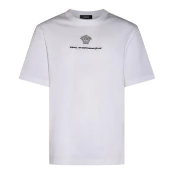 Versace | Versace Logo Embroidered Crewneck T-Shirt