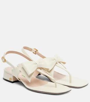 Valentino | Bowow 25 leather thong sandals