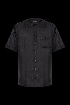 Dolce & Gabbana | Dolce & Gabbana Monogram Jacquard Short-Sleeved Shirt
