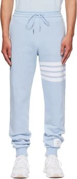 Thom Browne | Blue Classic Loopback 4-Bar Sweatpants