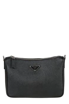 Prada | Prada Logo Plaque Shoulder Bag