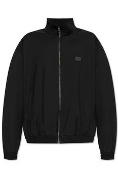 Dolce & Gabbana | Dolce & Gabbana Logo Patch High Neck Jacket