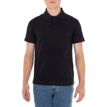 Burberry | Logo Embroidered Straight Hem Cotton Polo Shirt