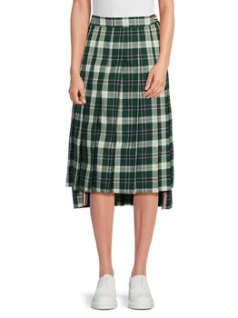 Thom Browne | ​Classic Pleated Midi-Skirt