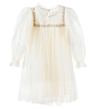Kate embroidered tulle dress