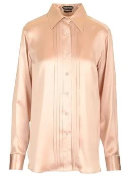 Tom Ford | Tom Ford Pleated Long-Sleeved Shirt