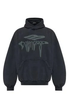 Balenciaga | Balenciaga 3b Liquefied Oversized Hoodie