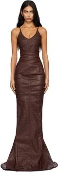 Rick Owens | Burgundy Concordians Lido Maxi Skirt