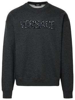 Versace | Versace Logo-Embellished Crewneck Sweatshirt