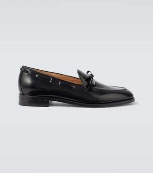 Valentino | Bowshire polished leather loafers