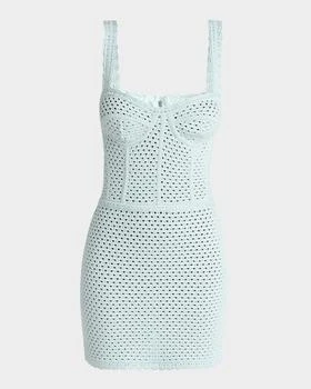 Dolce & Gabbana | Crochet Knit Mini Bustier Dress