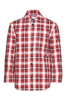 Bottega Veneta | Bottega Veneta Check Patterned Overshirt