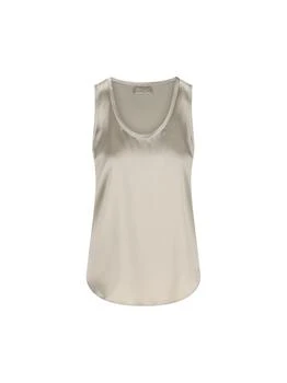 Brunello Cucinelli | Brunello Cucinelli Scoop-Neck Sleeveless Top