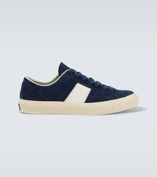 Tom Ford | Cambridge leather-trimmed suede sneakers