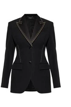 Versace | Versace Stud-Embellished Single-Breasted Blazer