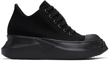 Rick Owens | Black Hollywood Abstract Low Sneaks Sneakers