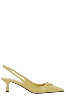 Prada | Prada Pointed-Toe Slingback Pumps