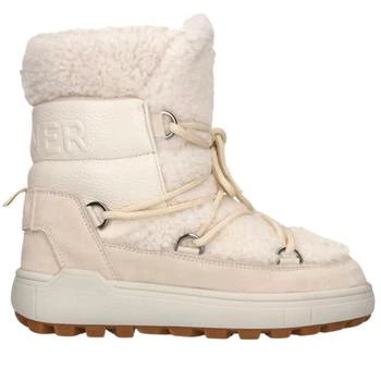 Bogner Women's Chamonix Snow Boots With Spikes In Beige