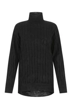 Balenciaga | Balenciaga Creased Turtleneck Knit Jumper