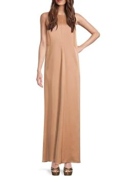 Brunello Cucinelli | ​​Textured Satin Maxi Dress